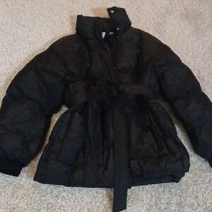 Belted Puffer Coat